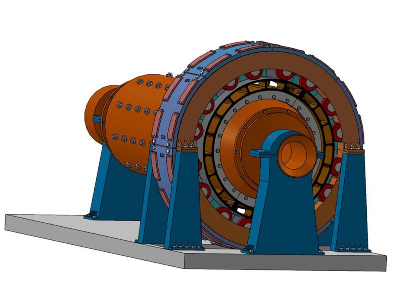 永磁直驅(qū)球磨機(jī)、立磨機(jī)